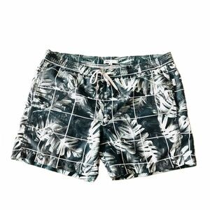 Onia Men’s Green Palm Frond Swim Trunks